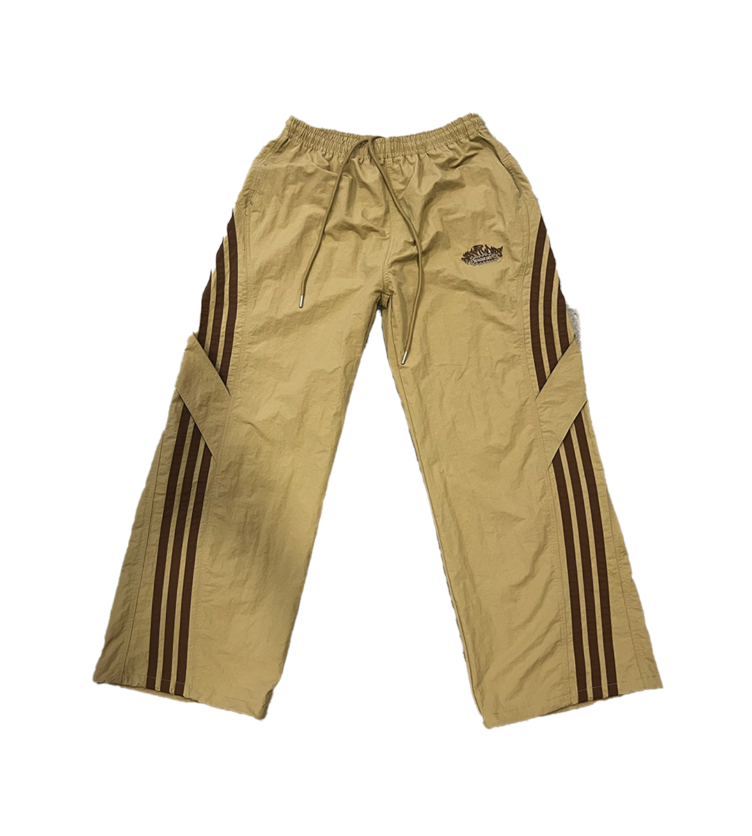 NYLON TRACKPANTS (TAN)