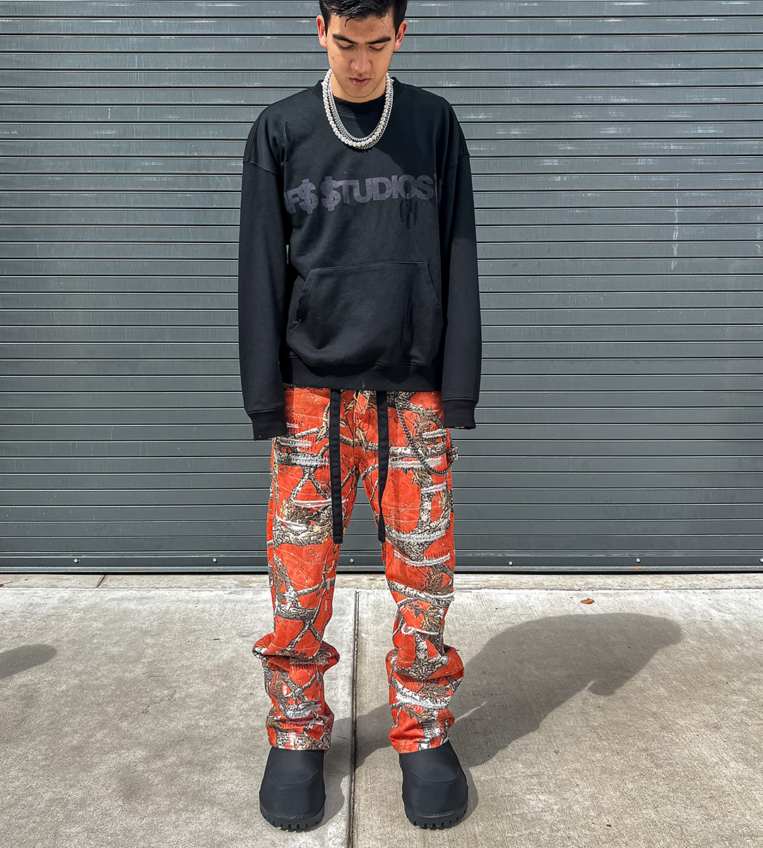 "ORANGE WOODLAND" DENIM