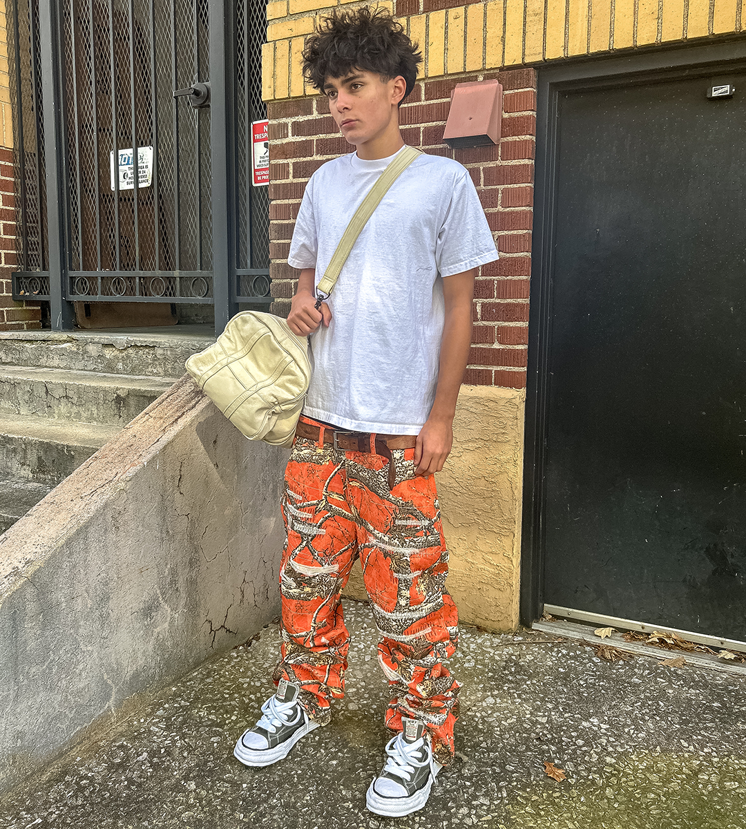 "ORANGE WOODLAND" DENIM